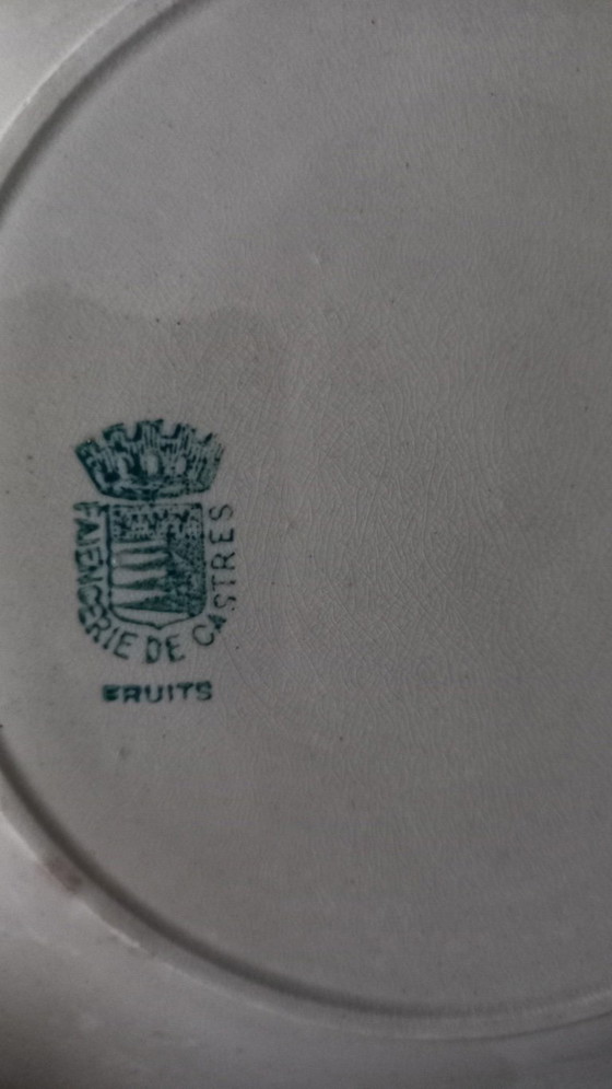 Image 1 of 4 platos de postre de loza de Castres