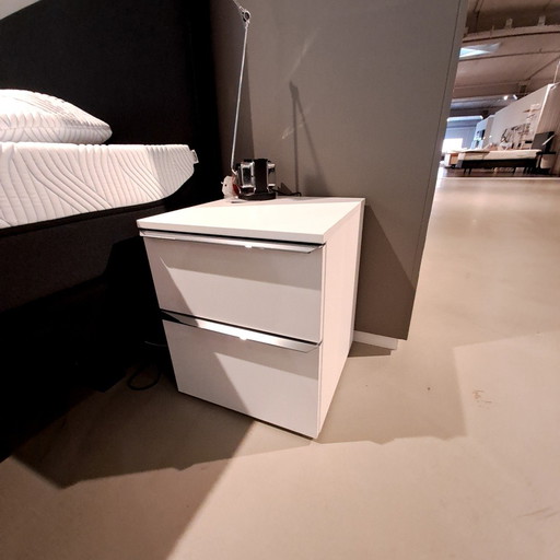 Nolte Consuelo 700 bedside table 2 drawers polar white