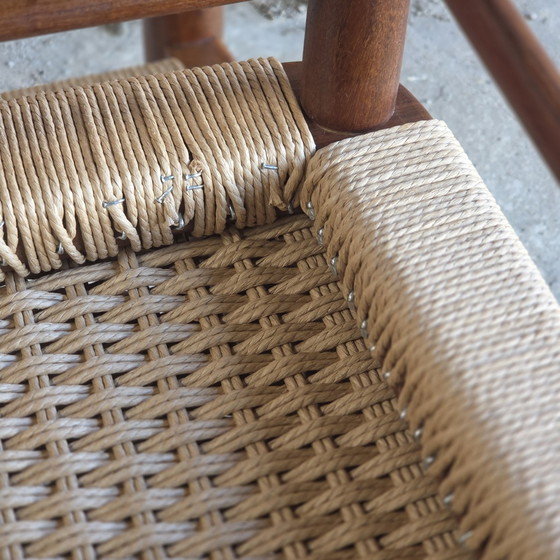 4x Wilkhahn, Georg Leowald Model 351 dining chair, teak – Chairs and lounge chairs, Paper, Wood, Vintage (photo 15 of 15)