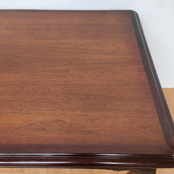 Image 1 of Tavolo da pranzo Chippendale vintage, tavolo da sala da pranzo, tavolo allungabile