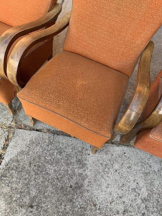 Art Deco Sessel, 1930er Jahre, 4er Set (photo 2 of 7)