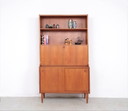 Bookcase with bar area, 1960s