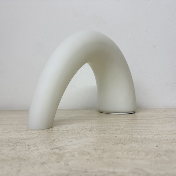 Image 1 of Fontana Arte Thor glass table lamp , 1980s Italy