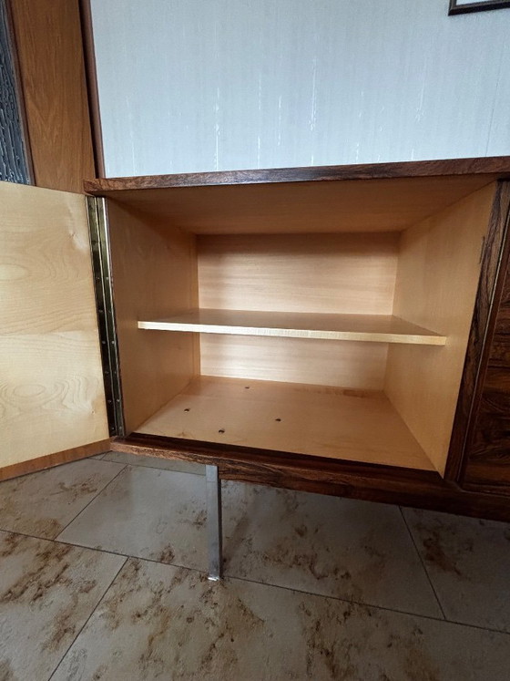 Credenza vintage in mogano – Credenze, Metal, Wood (photo 6 of 13)