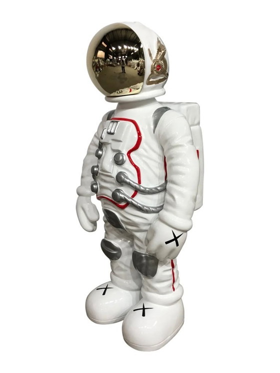 Image 1 of Fiberglass Sculpture - Astronaut - White