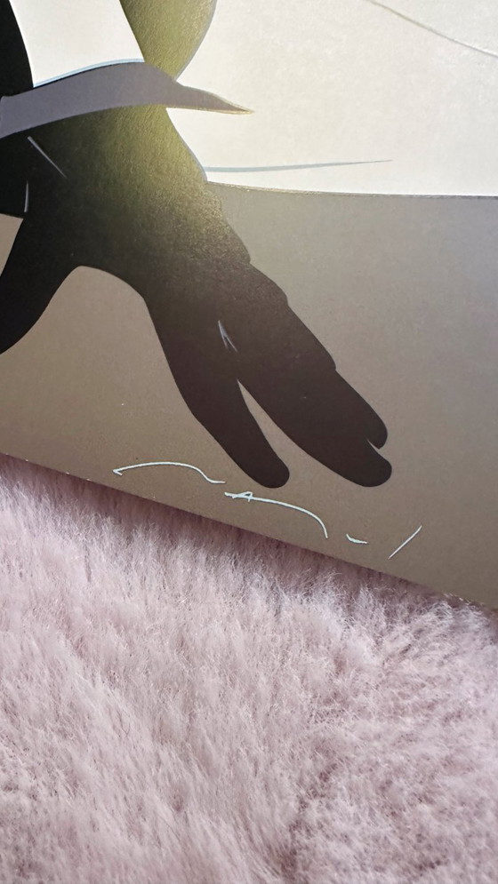 Image 1 of Patrick Nagel 80s poster art print litografía Isetan Japan