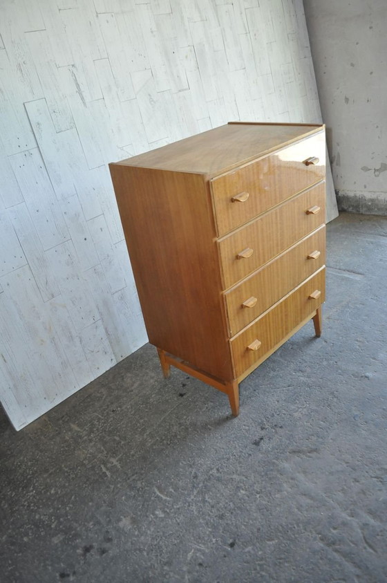 Mid-Century Hungarian Chest of Drawers, 1960s – Wood, Scandinavian (photo 8 of 9)