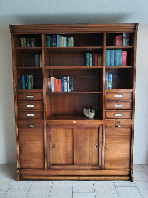 Assi d'Asolo bookcase - cherry wood - Italian design - mobili del collezione