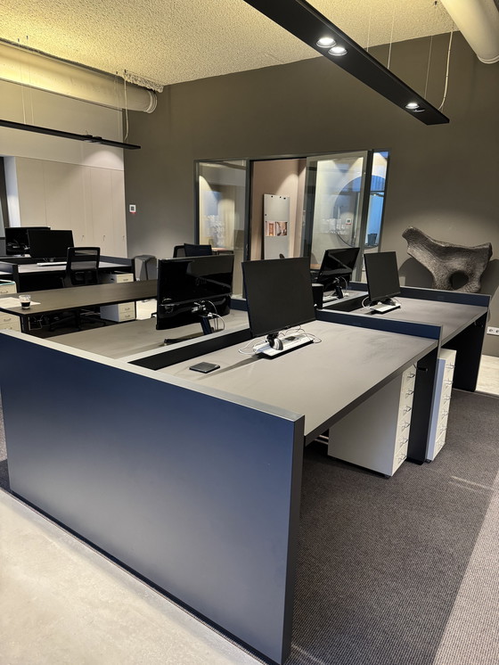 Image 1 of Drentea X Vepa Büroeinheit bestehend aus 4 Schreibtischen