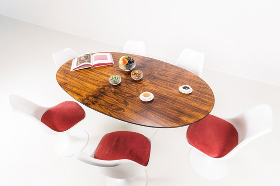 Image 1 of Set of 6 Tulip Dining Chairs by Maurice Burke for Arkana, England, 1960s