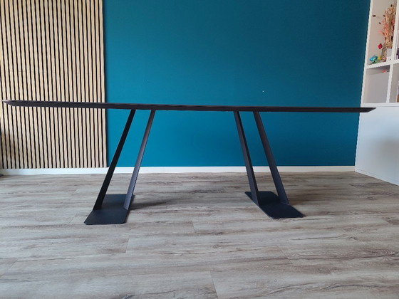 Mesa de comedor de diseño Harvink (220-95-76) – Mesas de comedor, Ceramic, Metal (photo 2 of 9)