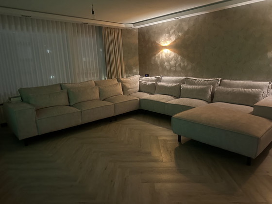 Image 1 of Nieuwe suède bank top kwaliteit met verplaatsbare zitgedeelte