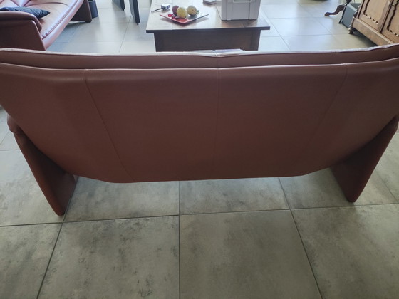 Image 1 of Due divani Leolux a 2,5 posti, in pelle Catalpa