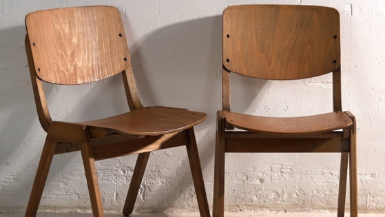 Poltrone lounge Thonet vintage (c.1950). Set di 2 pezzi – Mid Century Modern (photo 3 of 40)