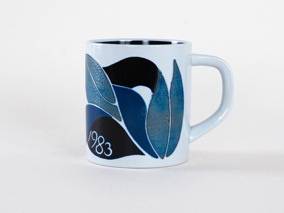 Image 1 of Tazza in porcellana, design danese, 1983, designer: Mogens Andersen, produzione: Royal Copenhagen
