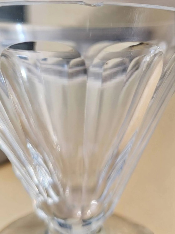 Baccarat - 9 kristallen wijnglazen model REX uit de jaren 1920/30 Art Deco. – Glazen & Karaffen, Crystal (photo 7 of 9)