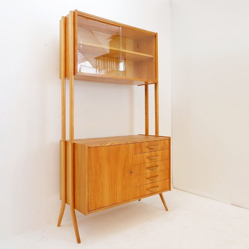 Vintage-Wandregal von František Jirák, Tschechoslowakei 1960