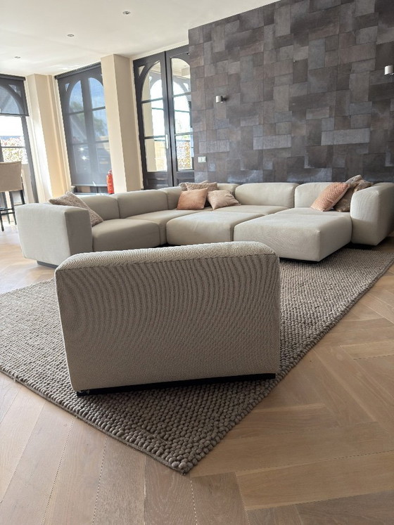 Image 1 of Divano modulare morbido a piattaforma per 4-6 posti con chaise longue di Jasper Morrison