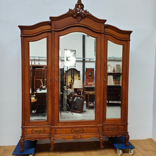 Vintage Antique wardrobe closet detachable wardrobe