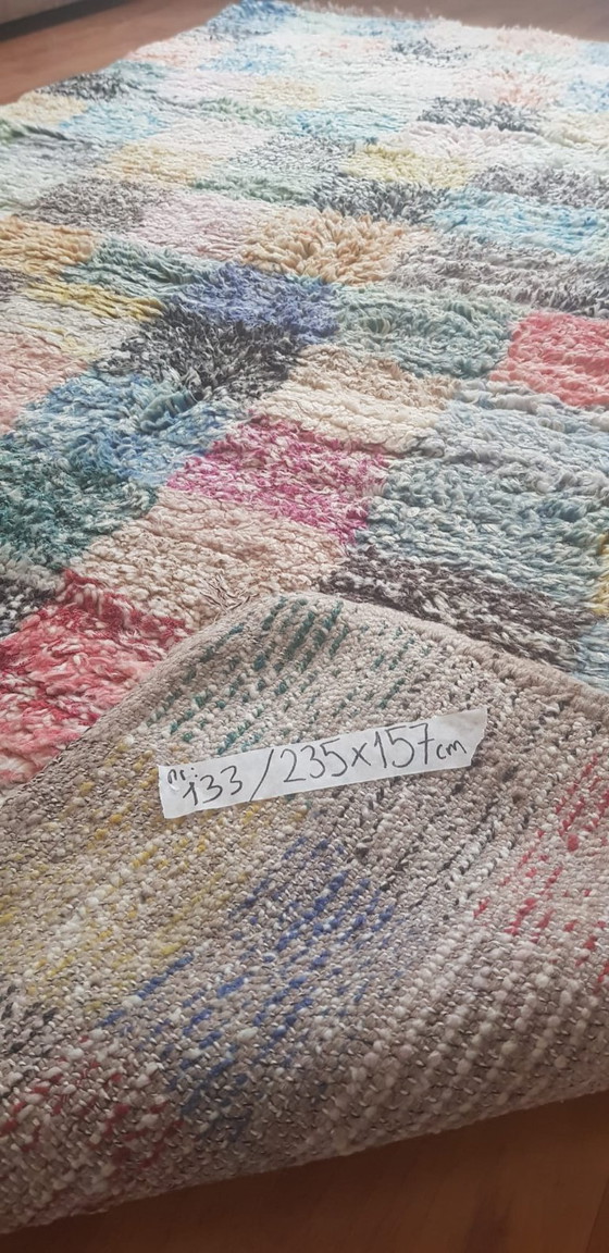Image 1 of Handgeknoopt Berber kleed wol 235x163cm