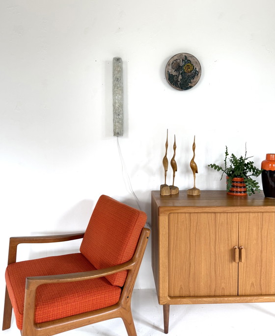 Lampada da parete vintage in vetro effetto ghiaccio, Hillebrand '70 – Applique, Glass, Metal (photo 4 of 15)