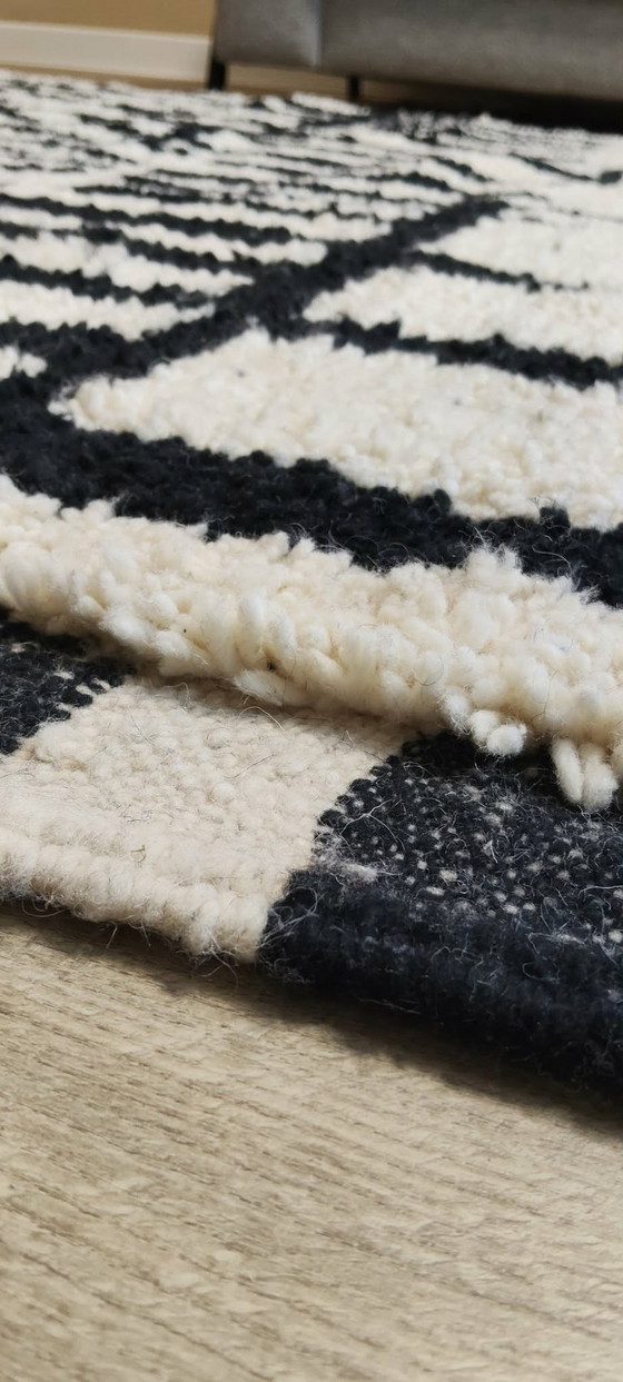 Image 1 of Berbertapijt vloedkleed nieuw wol 200 cm x 300 cm marokkaans