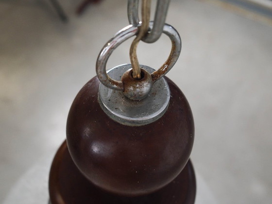 Image 1 of Lampada a sospensione, vetro di Murano, design italiano, anni '70, produzione: Italia