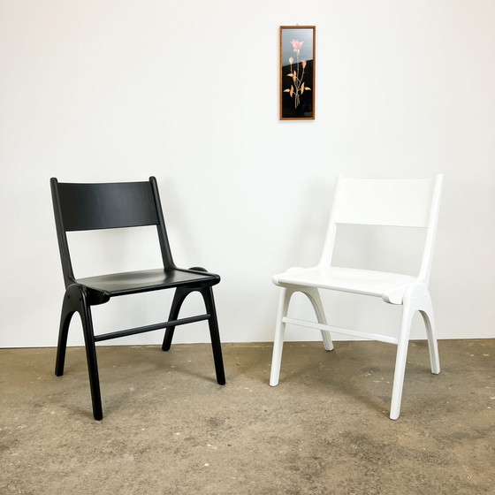 Image 1 of Sillas apilables de Casala, haya, años 50