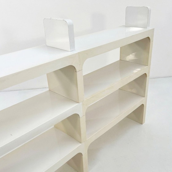 Image 1 of Witte modulaire plank van Olaf Von Bohr voor Kartell, jaren 70