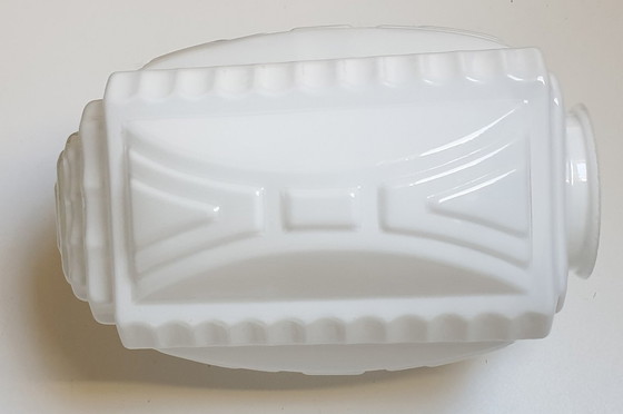 Image 1 of Art Deco hanglamp opaline glas 