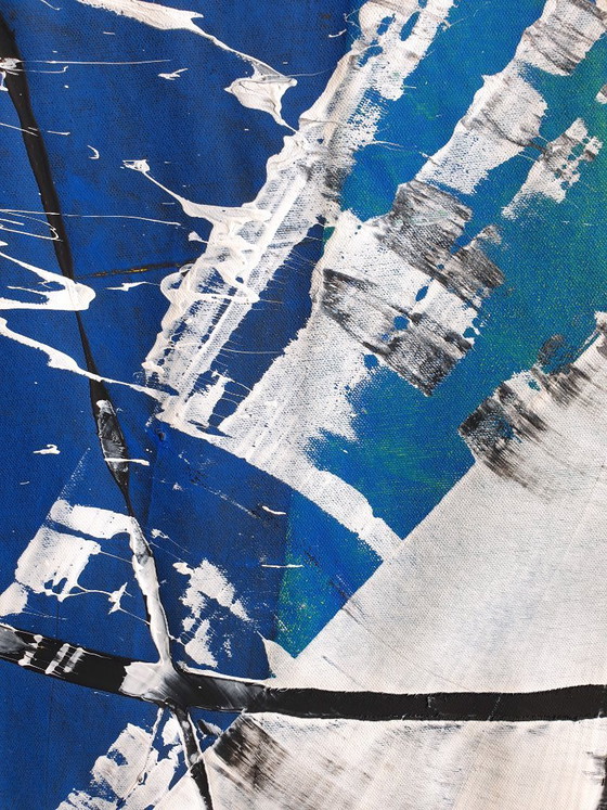 Image 1 of Jürgen Angeler - The Blue Dimension - 200 x 140 cm