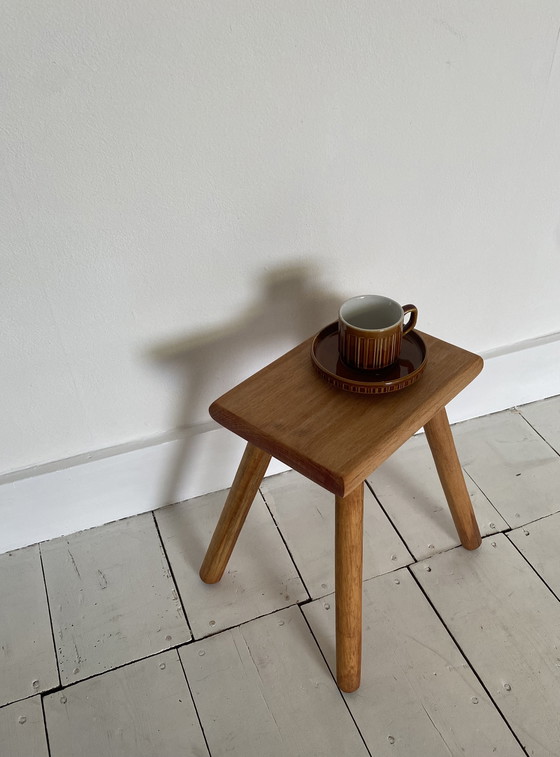 Image 1 of Tavolino laterale sgabello vintage