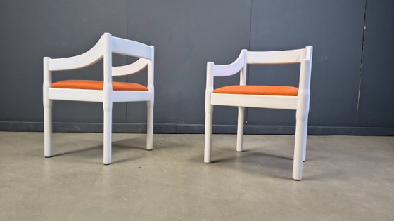 Image 1 of Conjunto de 4 sillones Carimate de Vico Magistretti, década de 1960.