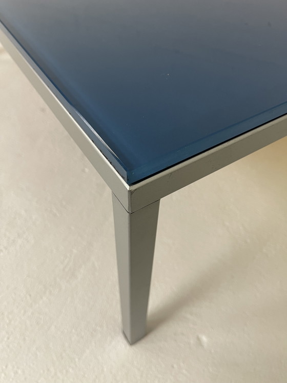 Tableau Mondrian Ciacci vintage en Italie vers 1980. – Tables basses, Glass, Metal (photo 7 of 15)