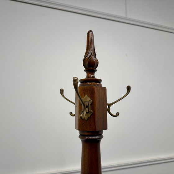 Appendiabiti in mogano inglese – Legno, Ottone (photo 5 of 11)