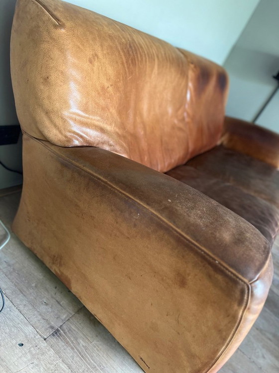 Divano Molinari, Divani, Pelle, Legno, Marrone (foto 4 di 5)