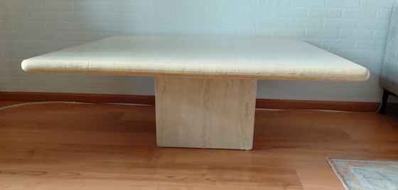 Travertine Coffee Table (photo 5 of 5)