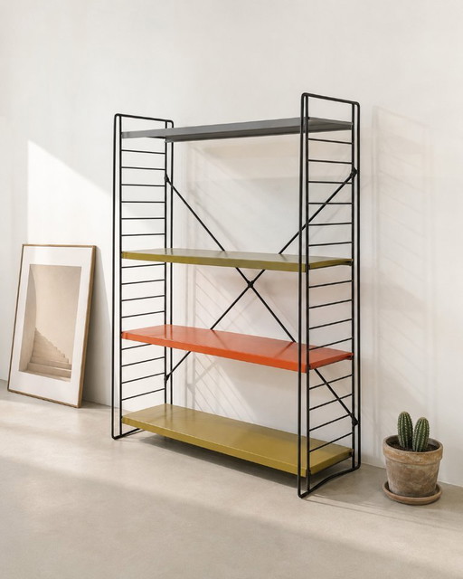 Vintage Tomado Metal Shelving Unit