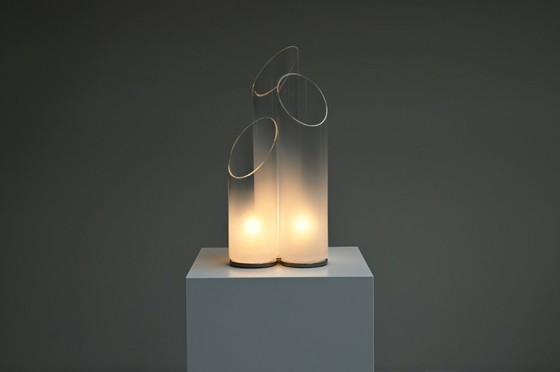 Image 1 of Grande lampe de table de Carlo Nason pour Mazzega, Italie des années 1960.