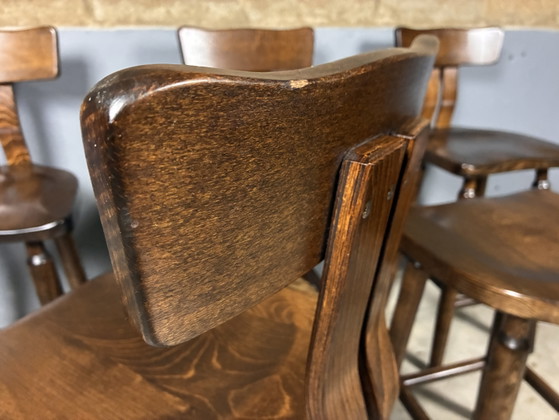 Brutalist 5 Lage Barkrukken ‘T-Back’ – Wood (photo 9 of 15)