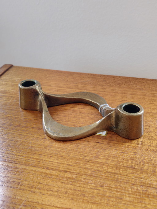 Vintage Brutalist Michael Harjes Kerzenständer Kerzenhalter