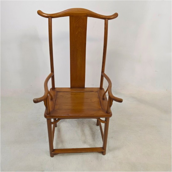 Set van 2 Chinese Yoke Back Chair vroege 20e eeuw – Eetkamerstoelen, Wood (photo 7 of 7)
