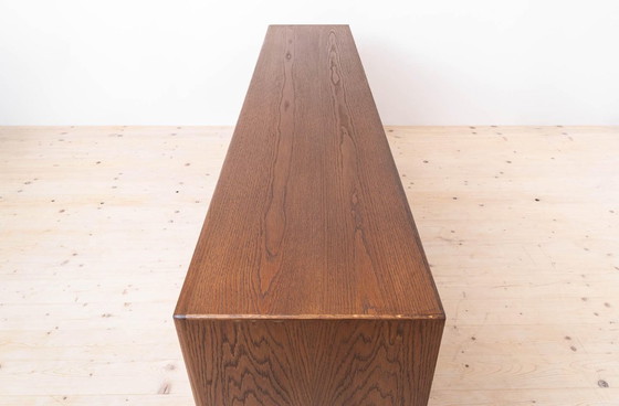 Image 1 of Dressoir van Skovby Møbler, modelnr. 65, chocoladebruin gebeitst eiken, Deens design