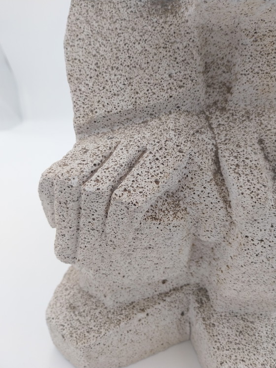 1x 1970s Sandstone Sculpture by Casa Padding 39cm High (photo 7 of 9)