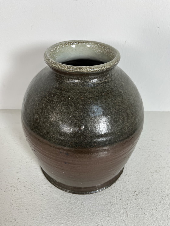 Image 1 of Jaren Vijftig Keramische Handgemaakte Pot