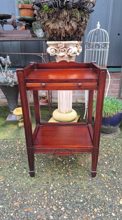 Classic english side table, hall table, telephone table dim. 45x35 and 72cm high.
