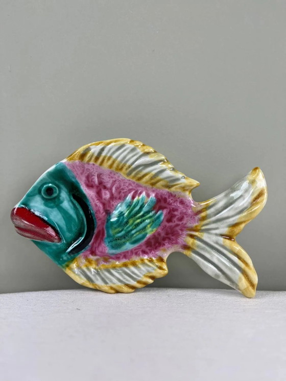Vassoio portagioie a forma di pesce di Vallauris – Ciotole, Porcelain, Vintage (photo 9 of 9)
