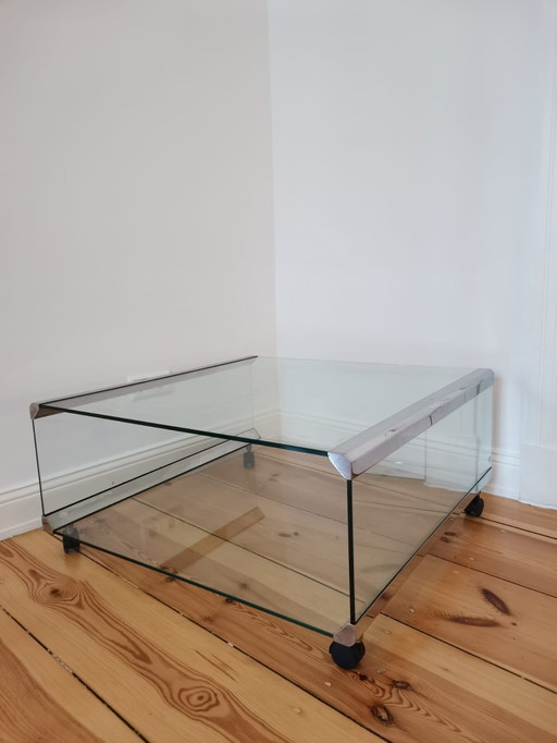 Table en verre Galotti Radice Made in Italy