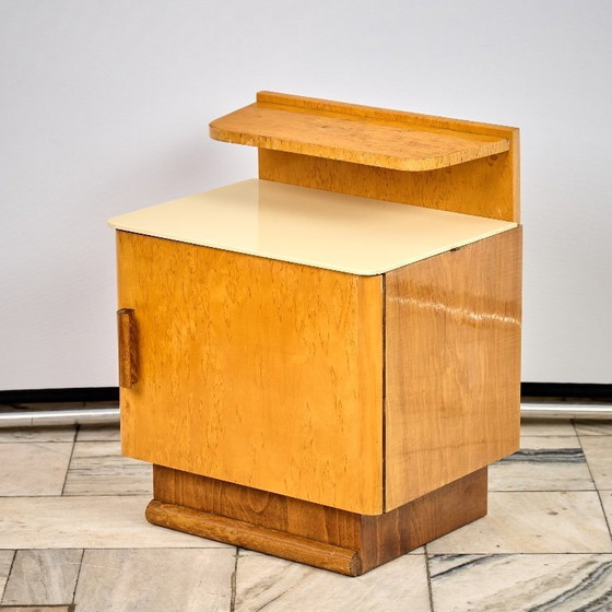 Image 1 of Set of two Art Déco nightstands by Jindřich Halabala, 1960s, Czechoslovakia