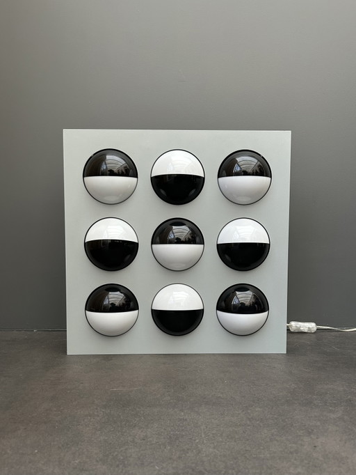 “Fifty Fifty” light object by Paul Talman - 1990s